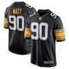 NFL Team Apparel Patriots Steelers Embroidered V-Neck Oversized Jersey Men Sports Fan Wear