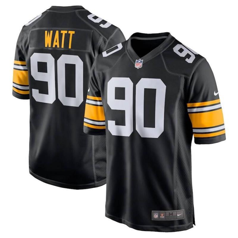 NFL Team Apparel Patriots Steelers Embroidered V-Neck Oversized Jersey Men Sports Fan Wear