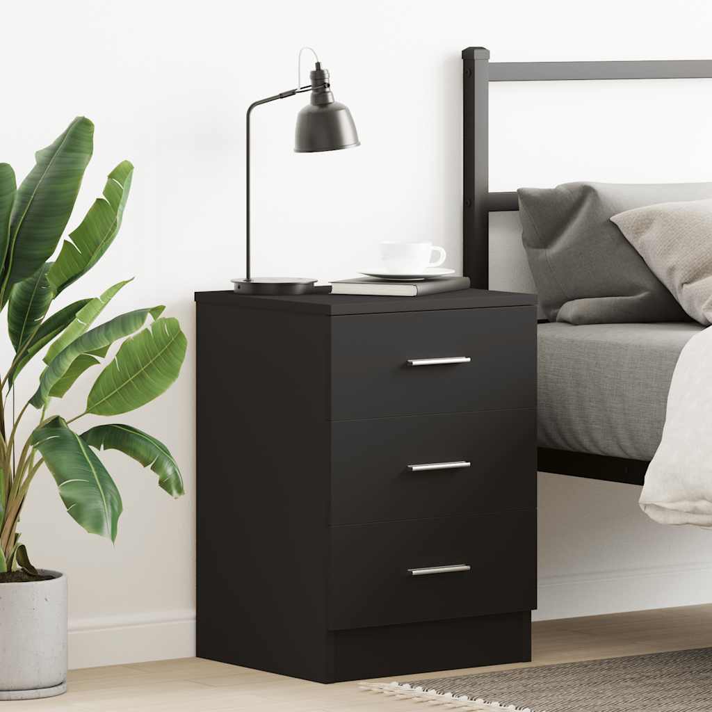 Minimalistisches Schlafzimmer Nachttischset, Mit 3 Schubladen Zur Aufbewahrung, Minimalistischer Schubladenschrank, 38x35x56 Cm