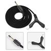 2m Tattoo Power Supply Silicone Clip Cord Tattoo Hook Line for Tattoo Machine (Black)