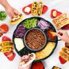 Taco Tuesday Kit Geschenk Haltbarkeit Professioneller beheizter Topf mit 3 Temperatureinstellungen