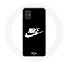 Case for Samsung Galaxy A51 5G Nike Logo White Background Black