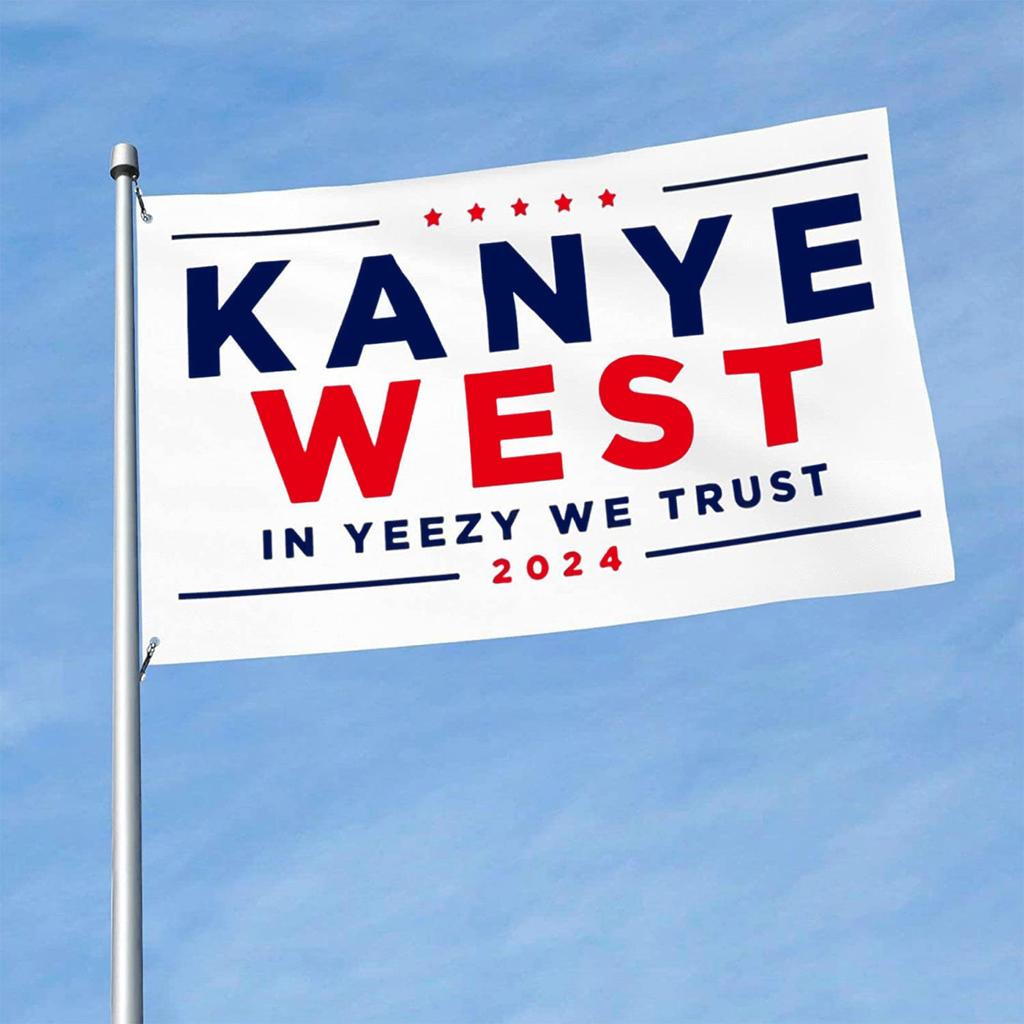 2024 Flag Kanye Music West Flag Tapestry 3x5 Ft Banner For Outdoor Indoor Decoration
