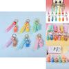 Colorful Cartoon Pvc Sheep Keychain Adorable Soft Keyring For Bags And Cars