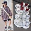 Children's Sports Shoes Boys' Shoes 2025 Season New Middle and Older Children's Mesh Casual Running Shoes Girls' Dad Shoes