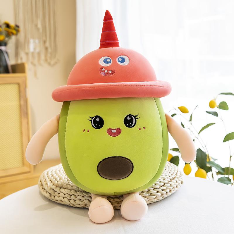 

Non-Toxic Avocado Plush Toys Animal Avocado Cosplay Pillow/Cushion Kawaii Fruit Stuffed Doll Toys For Children Throw Pillow Birthday Gift 40CM
