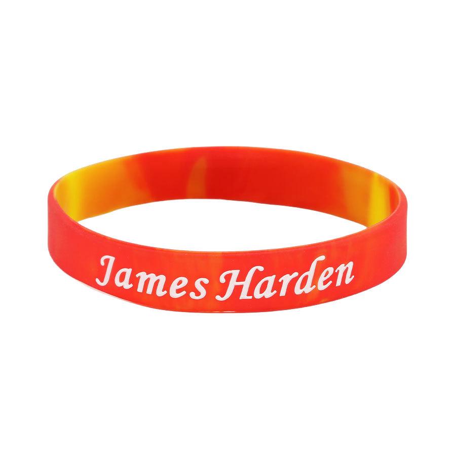 Douyin Popular NBA Star Signature Luminous Silicone Sports Bracelet/Wristband