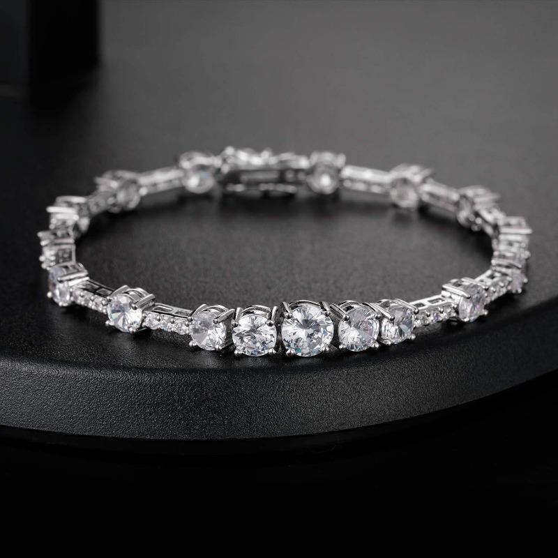 A Fashion Creative Bracelet Zircon Tennis Bracelet 7.5 Inch Design, Popular, Zircon Shines