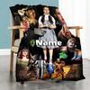 Warner Bros. Works (53) Customize Text Blanket Gift Customizable Blanket Durable Comfort for Office Chair Sofa Bedding Picnics Ideal for All Seasons