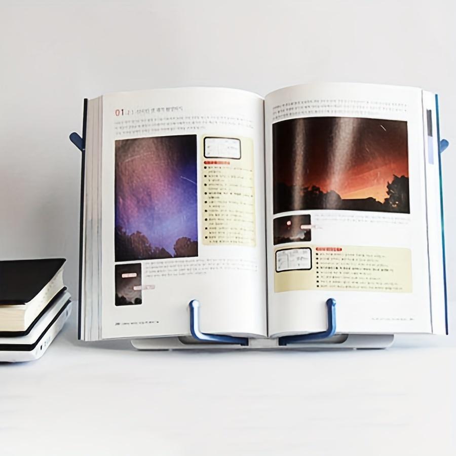 Portable Folding Lightweight Adjustable Portable Book Stand for Music Scores, Reading, Drawings,  Durable Plastic Construction