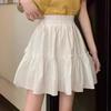 Spring Autumn Skirts for Petite Women High-waisted A-line Short Skirt Pleated Skirt Umbrella Skirt Women's Casual All-match Versatile Skirts