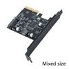 2-Port Type-C PCI-E pansion Card PCI-Express 4X to USB 3.2 Gen  Adapter 10Gbps Fast Transfer