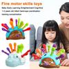 Jouets d'Éducation Précoce Hérisson Entraînement Axé sur la Motricité Fine Coordination Œil-Main Jouet à Insérer Combat Pour 1-3 Ans