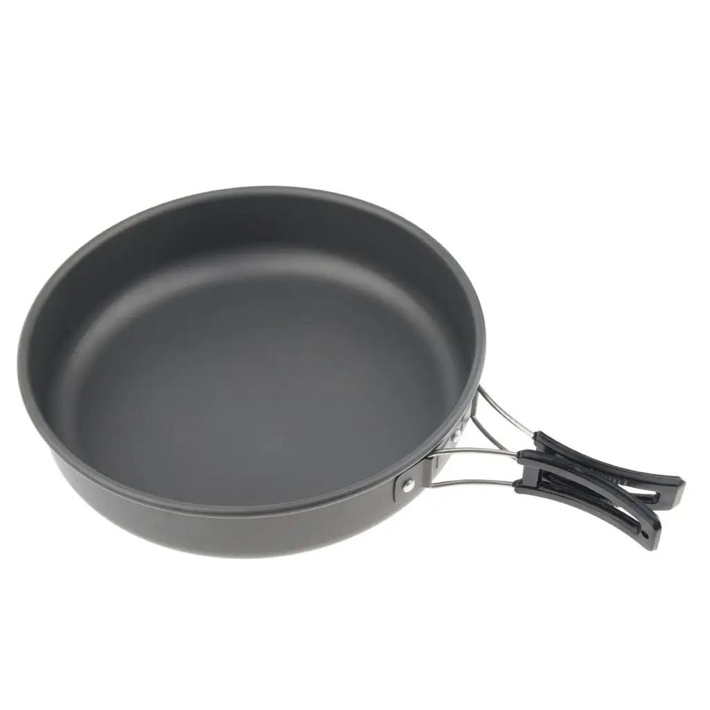 

Outdoor Aluminum Alloy Cookware, Portable Camping Frying Pan, Camping Cookware, Tableware, Camping Equipment, Camping Cookware