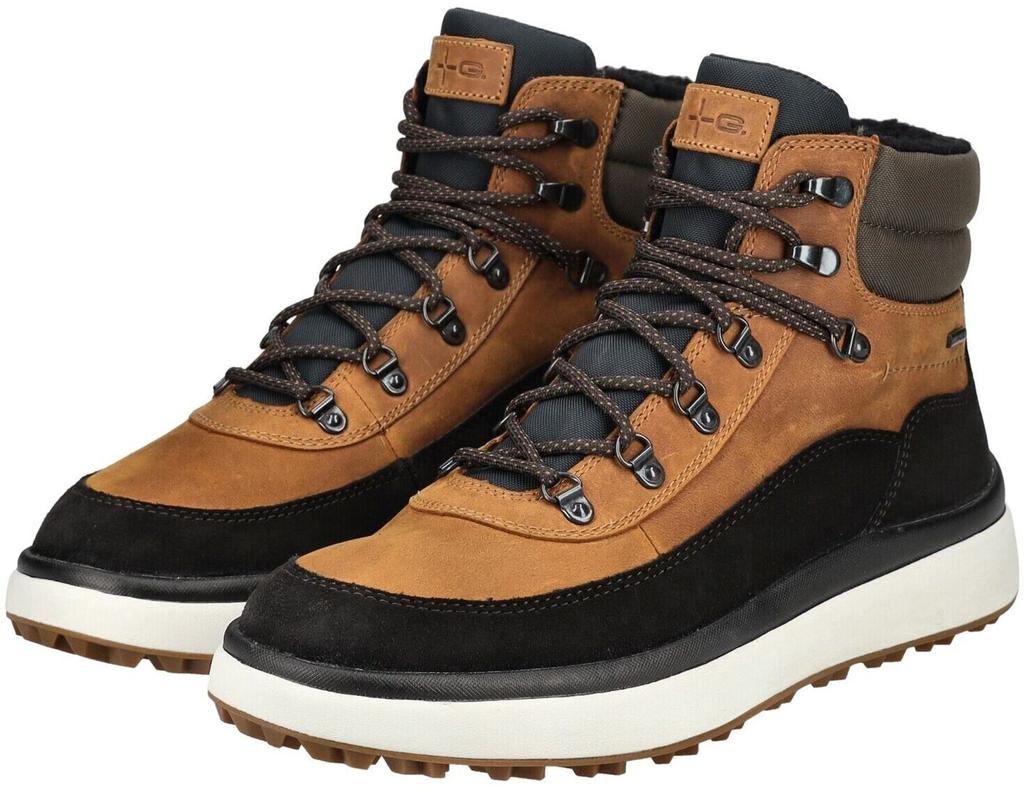 Boots Geox U46FZD 0FF22 Granite Grip Abx Leather Boots Brown