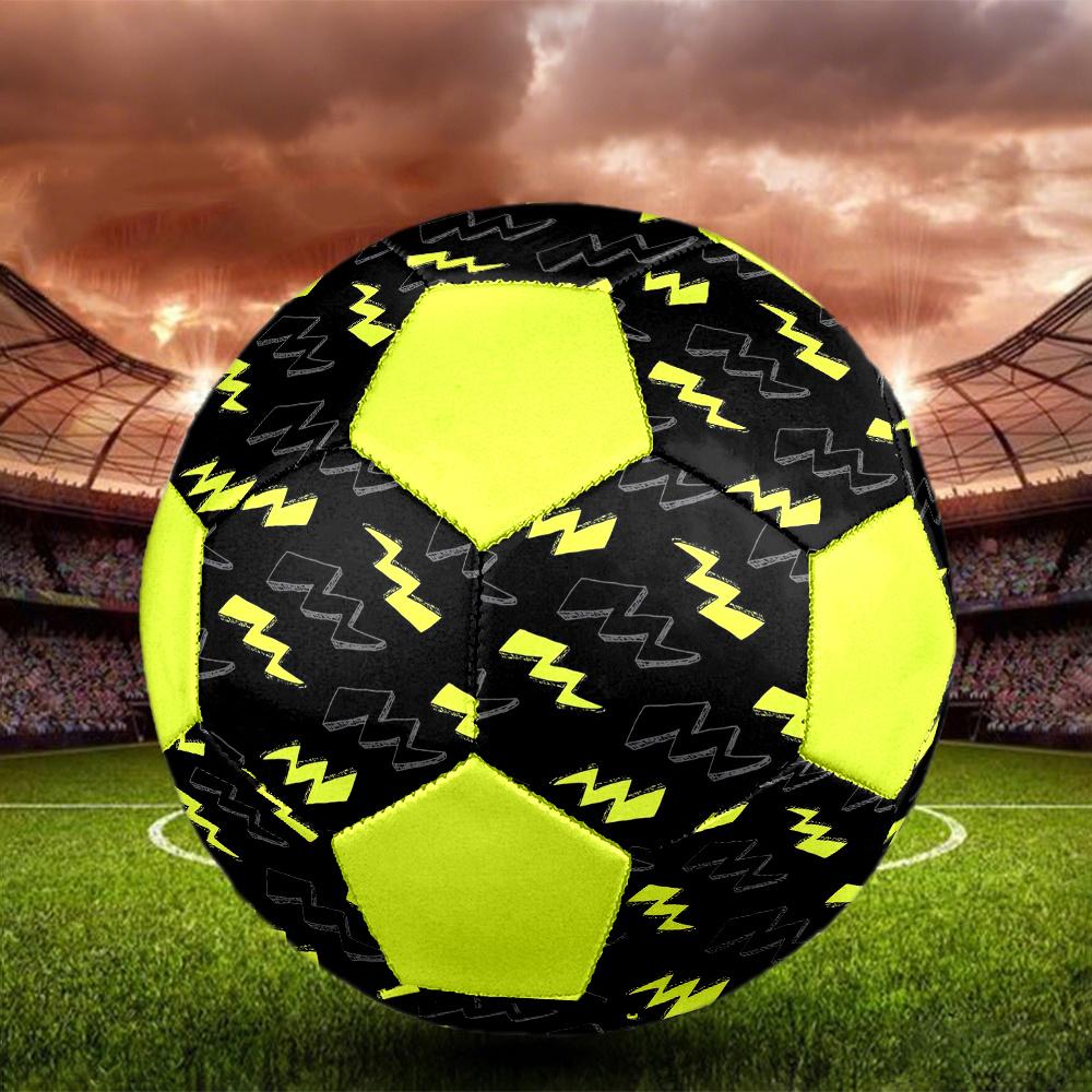 1pc Bolt Durable Soccer Ball/Football, Size 5, Perfect for Training, Entertainment And Competition,Gift yy26060677