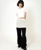 Siest Wave Short Wrap Skirt Ivory