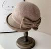 Women'S Fashion Knit Fabric Fisherman Hat, Lightweight Fall & Winter Warm Basin Cap, Hand Wash Only, Elegant Mother'S Hat