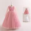 Sukienka dla Druhen na Przyjęcie Weselne Dziecięca Księżniczka Konkurs Długa Suknia Sukienki Dziecięce dla Dziewczynek Formalna Suknia Wieczorowa