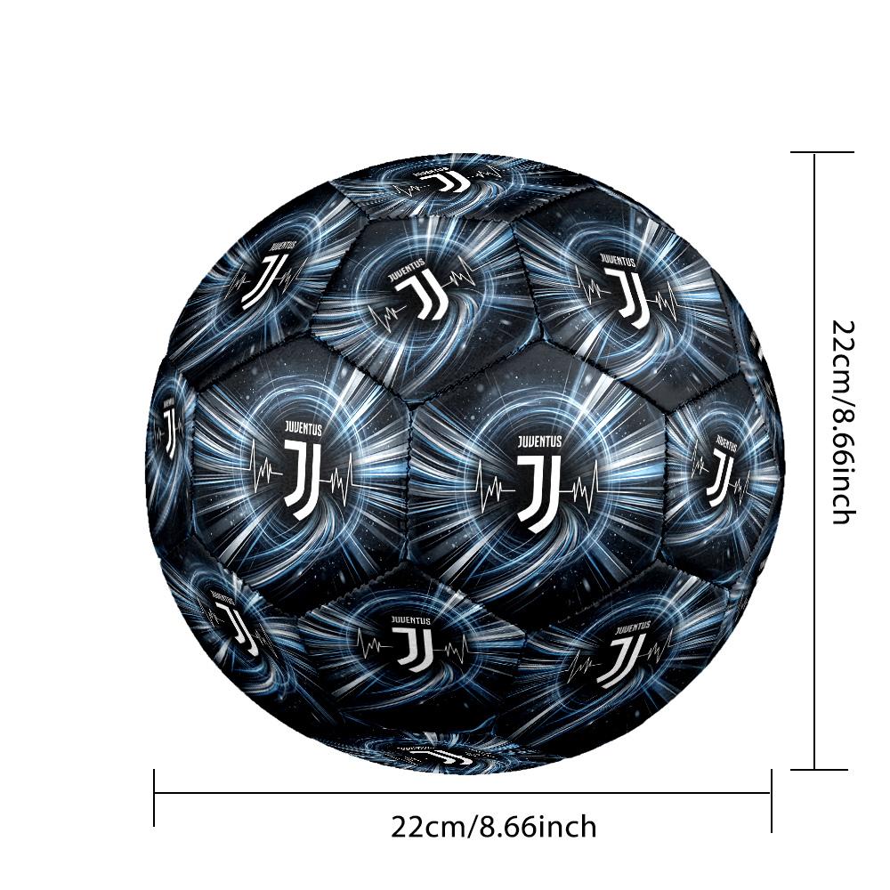 Pallone da calcio a tema Juventus FC Taglia 5 Pallone da calcio Tocco Morbido Pallone da calcio Professionale per Allenamento per Sport all'Aperto