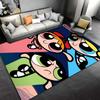 Cartoon Action Team Pattern Carpet, Colorful Living Room Floor Mat Suitable for use as an anti-slip for living room bedroom sofas