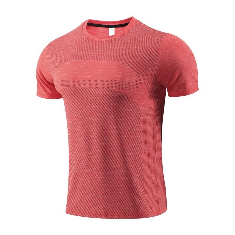 Summer running short-sleeved men's quick-drying breathable professional marathon half-sleeved t-shirt sports fitness training stretch top