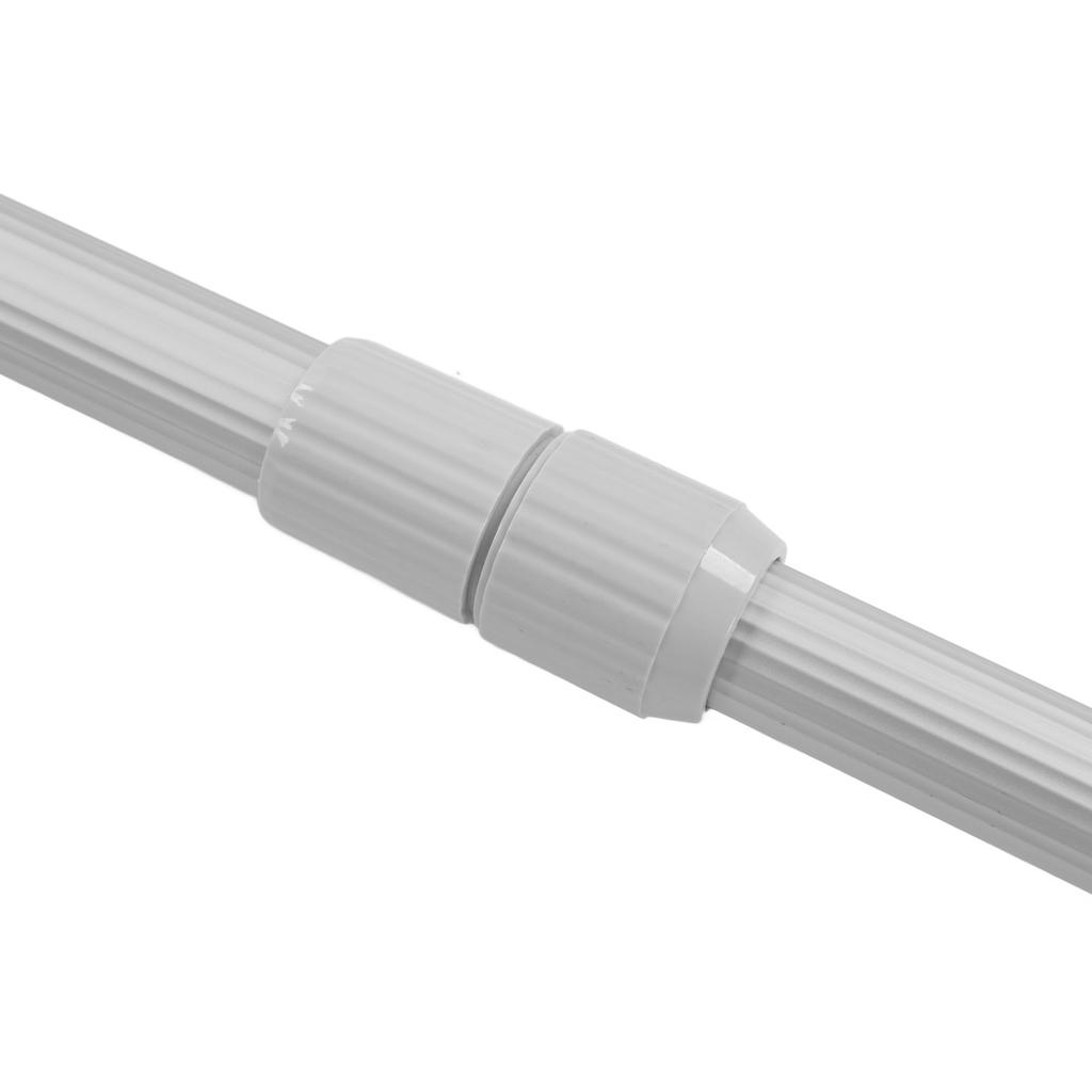Telescopic Swimming Pool Pole, Aluminum Alloy Pool Cleaner Rod with Non Slip Grip for Skimming Net Rakes Brushes, Stretched Length 192cm