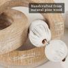 1 stk Dekorative Træknude Ledkæde, Boho Stil til Gårdbutik Æstetik Værelsesdekoration og Lagdelt Bakke, Naturlig Træknude Kædeled
