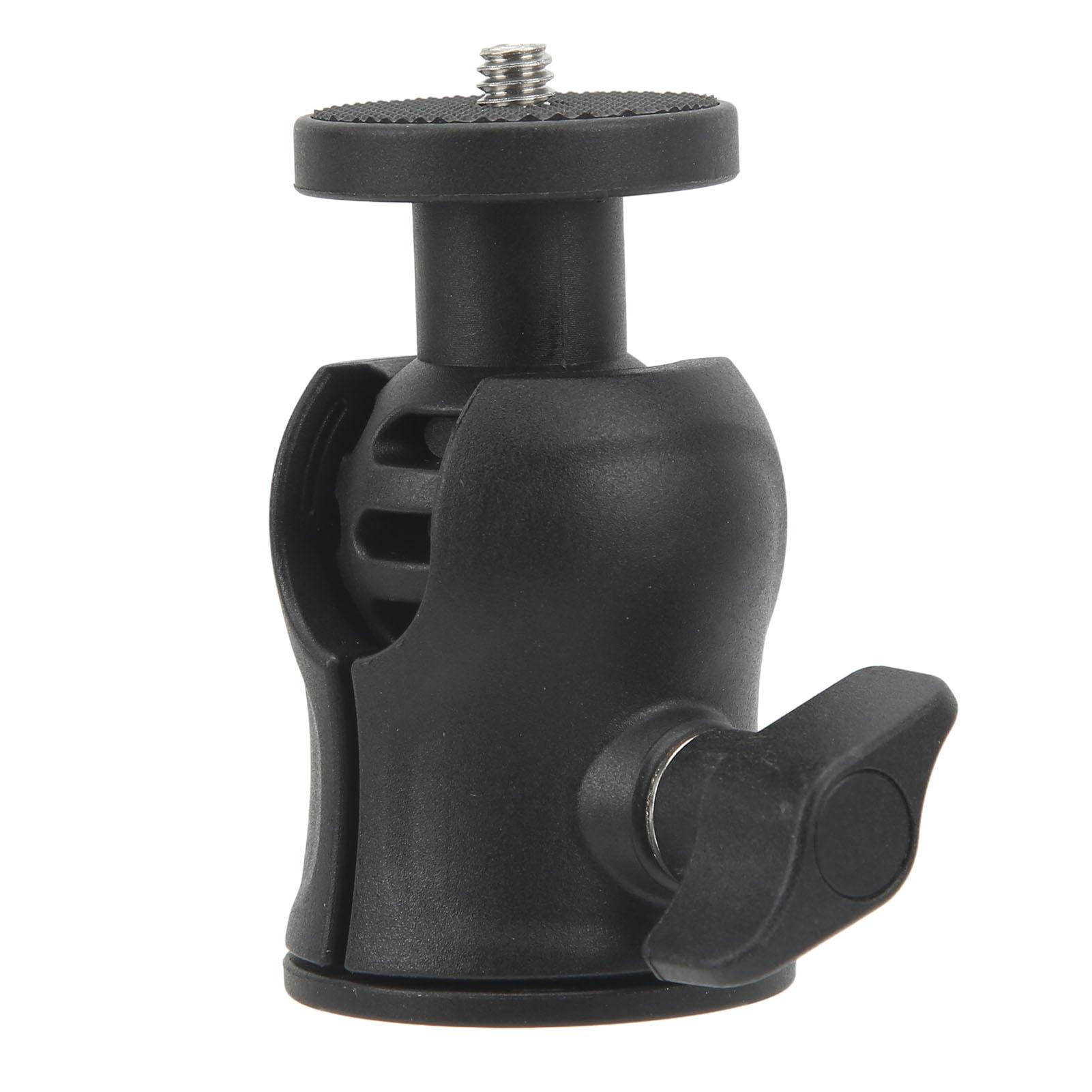 

Вращающаяся штативная головка 360 градусов Прочный АБС U-образный паз 1/4-дюймовое резьбовое отверстие Мини шаровая головка