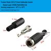 DC 5.5 X 2.5 Plug To 3.5MM Male and 2.1 Round Female Socket Wire Connector