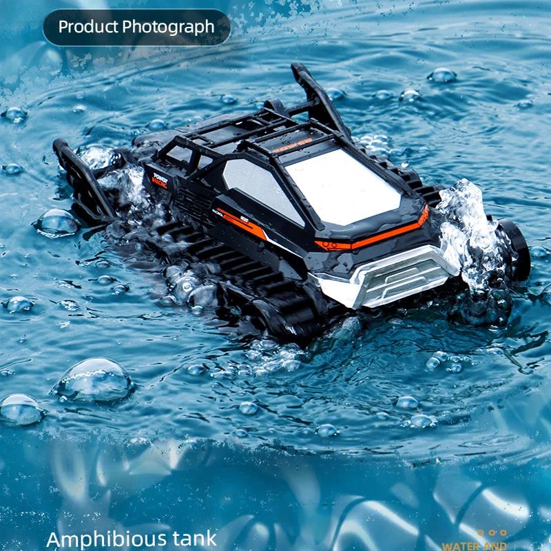 Rc Car JJRC Q183 Tank Track truck Remote Control Cars Off Road 2.4G Amphibious Crawler Climbing Electric Model Vehicles Toys