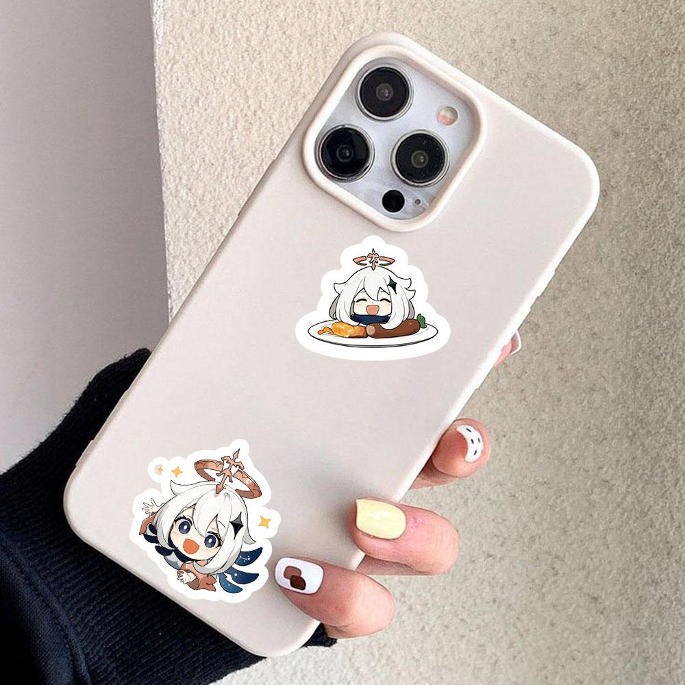 Cute Genshin Impact Stickers (50/100/200 Pieces) - Perfect for Laptops Anime/games Luggage Guitars and More A Must-have for Game Lovers!