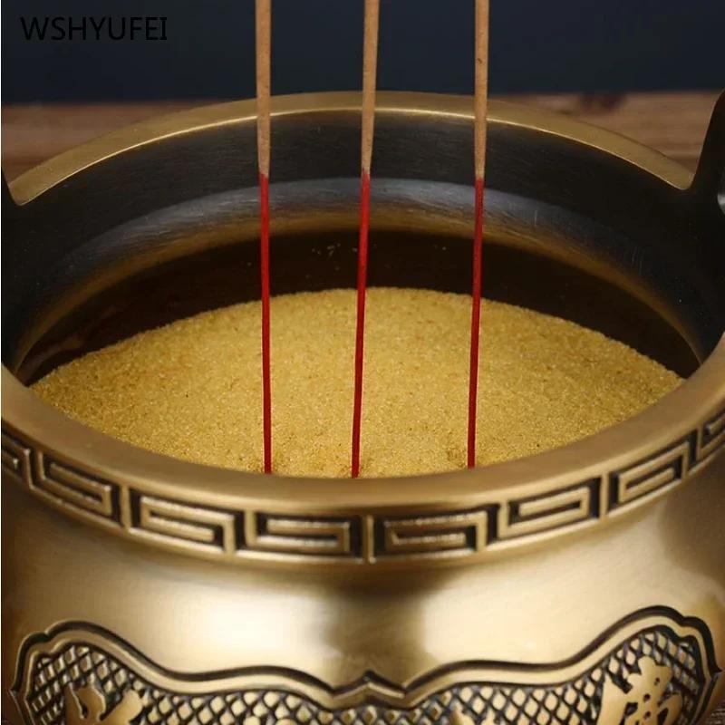 Alloy Censer Temple Offerings To Buddha Buddhist Temple Supplies Attract Wealth Ensuring Safety Pray for Auspiciousness Decor