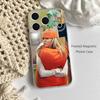 FUNNY H-HannahS M-Montana Frosted Clear Magnetic Case for iPhone 17,16,15,14,13,12,11 Pro,Max,Plus,Mini,Air,E