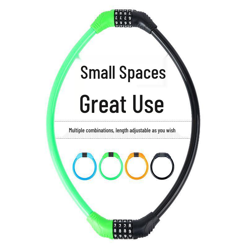 Anti-theft Combination Cable Bike Lock for Mountain & Motorcycles