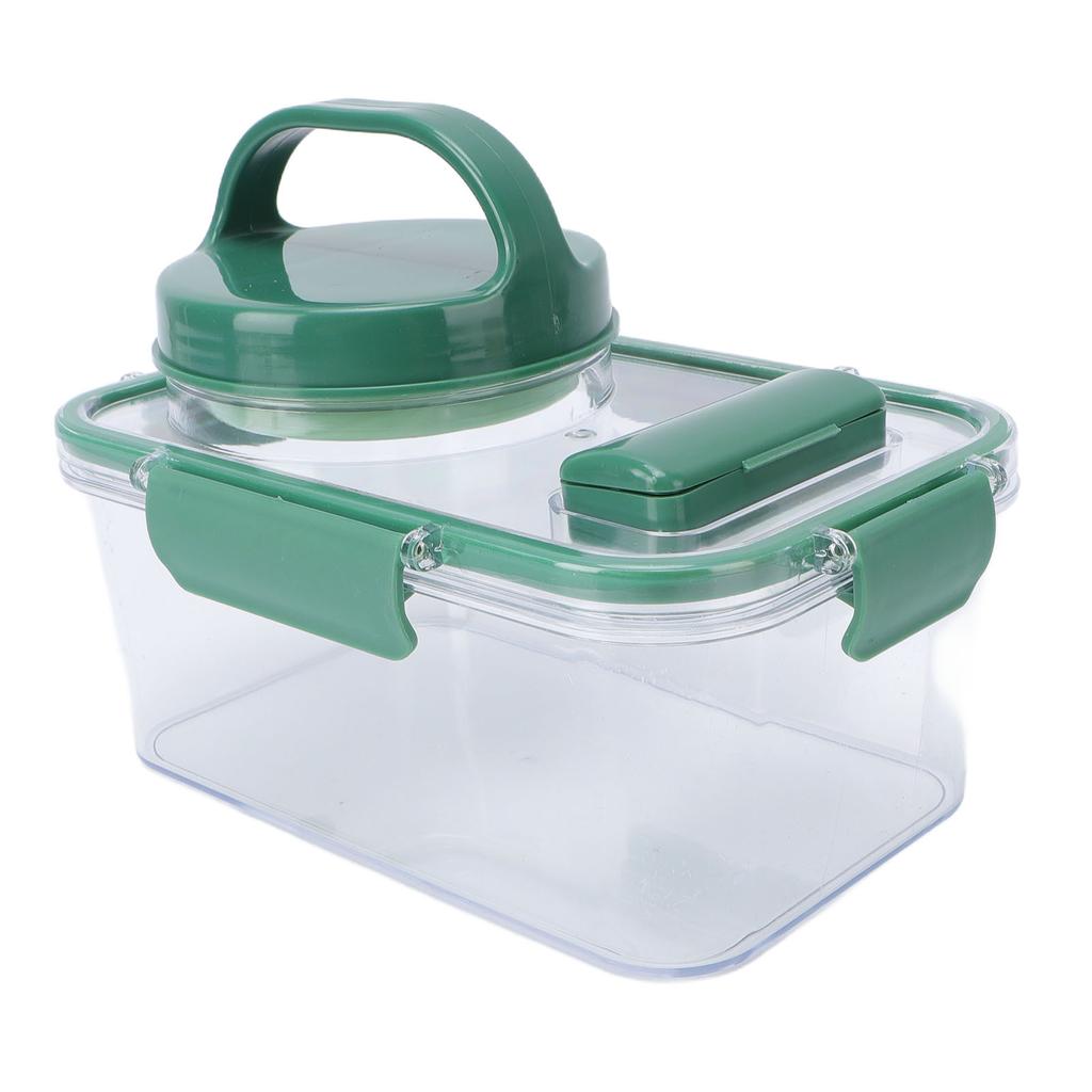 Portable Salad Jar with Sauce Cup and Fork Reusable Plastic Leakproof Salad Container Bowl for Lunch Picnic Outdoor