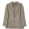 UNITED ARROWS 1122-110-6163 Beige X Brown Houndstooth LOVAT Tailored Jacket Jacket 46 Beige / brownUsed
