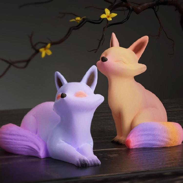 Aromatherapy Candle Mold Foxes Silicone Resin Molds Epoxy Casting Mold Home Decors