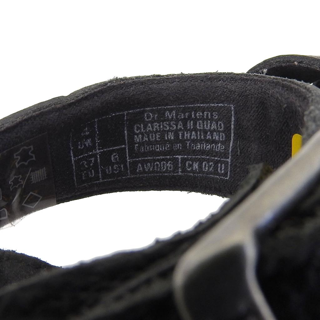 Pristine Dr.Martens Sandals Clarissa 2 Quad Black Leather Women Used