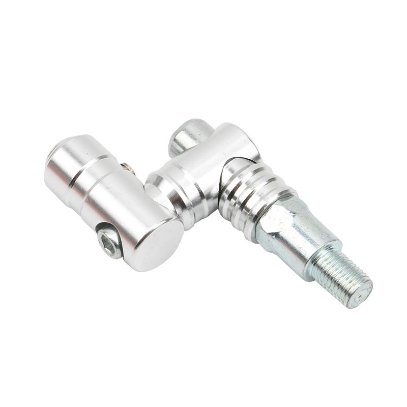 Motorcycle CNC Aluminum Alloy Adjustable Base Modified Rearview Mirror Holder 10mm Rotating Fixed Screw Mirror Stand  Accessorie