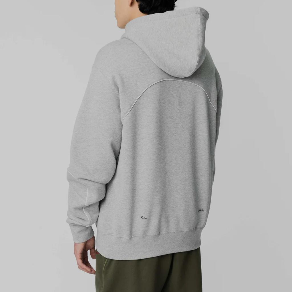 Nike Hooded Long Sleeve Logo Sweatshirt Men sweatshirts Gray HM5762-021