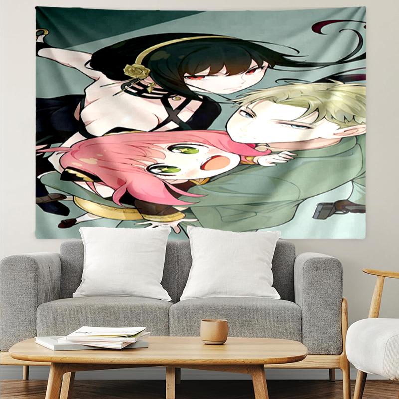 Fantasy Battle Anya Quick-Dry Tapestry Hanging for Bedroom,Livingroom, Playroom,Decor Art Room Wall Tapestry Holiday and Birthday Gifts