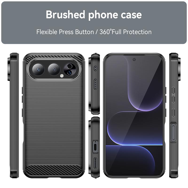 For Cover Honor 500 Pro Case For Honor 500 Pro Anti-knock Soft TPU Silicone Carbon Fiber Phone Back Case For Honor 500 Pro Case