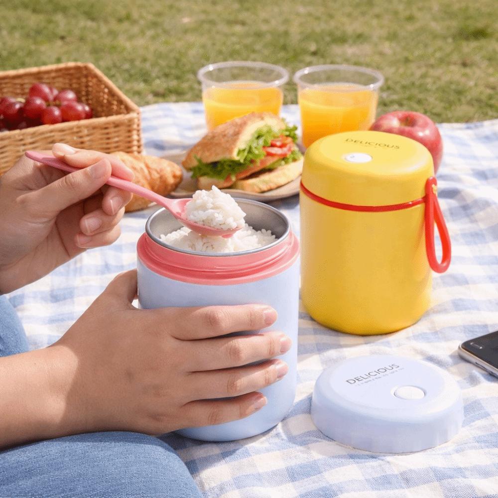 Leak-Proof Thermal Food Container with Spoon Insulated Soup Cup Insulated Container For Kids