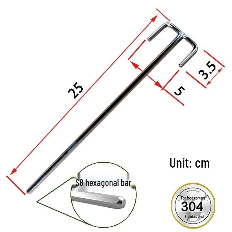 304 Stainless Steel Electric Drill Mixing Rod for Meat, Batter, and Cement