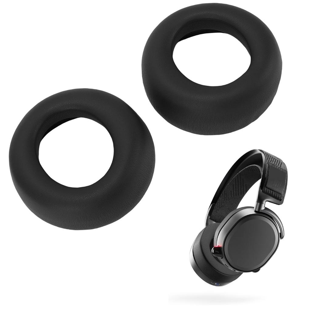 1 Pair Headphone Ear Cushions Replacement for Pulse   Wireless Headset Soft Protein Leather Sponge Ear Pads