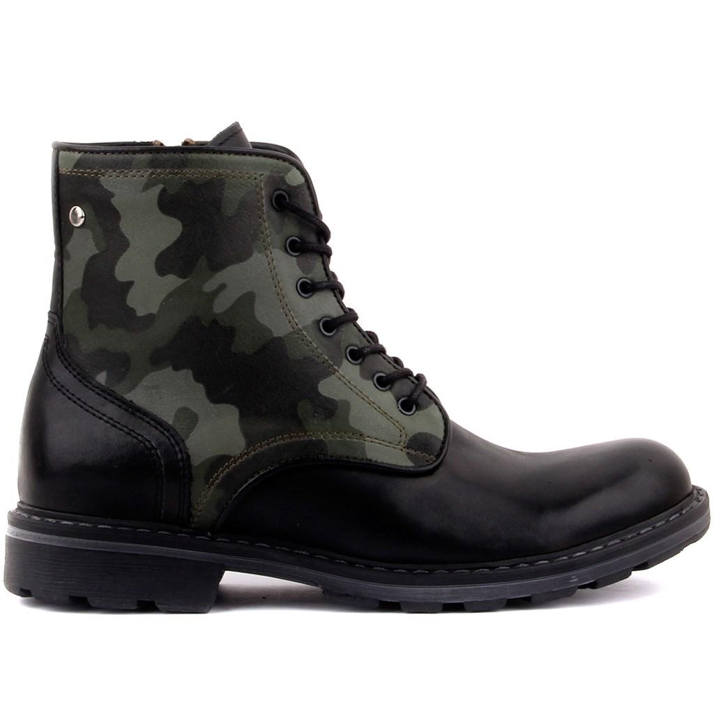 Sail Lakers - Botas negras con cremallera de cuero de camuflaje para hombre  comprar a buen precio — entrega gratuita, reseñas reales con fotos — Joom