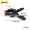 Multi-Size Plastic A-Clamp for Photography and Woodworking - 3", 4", 9" Heavy-Duty Spring Clamps