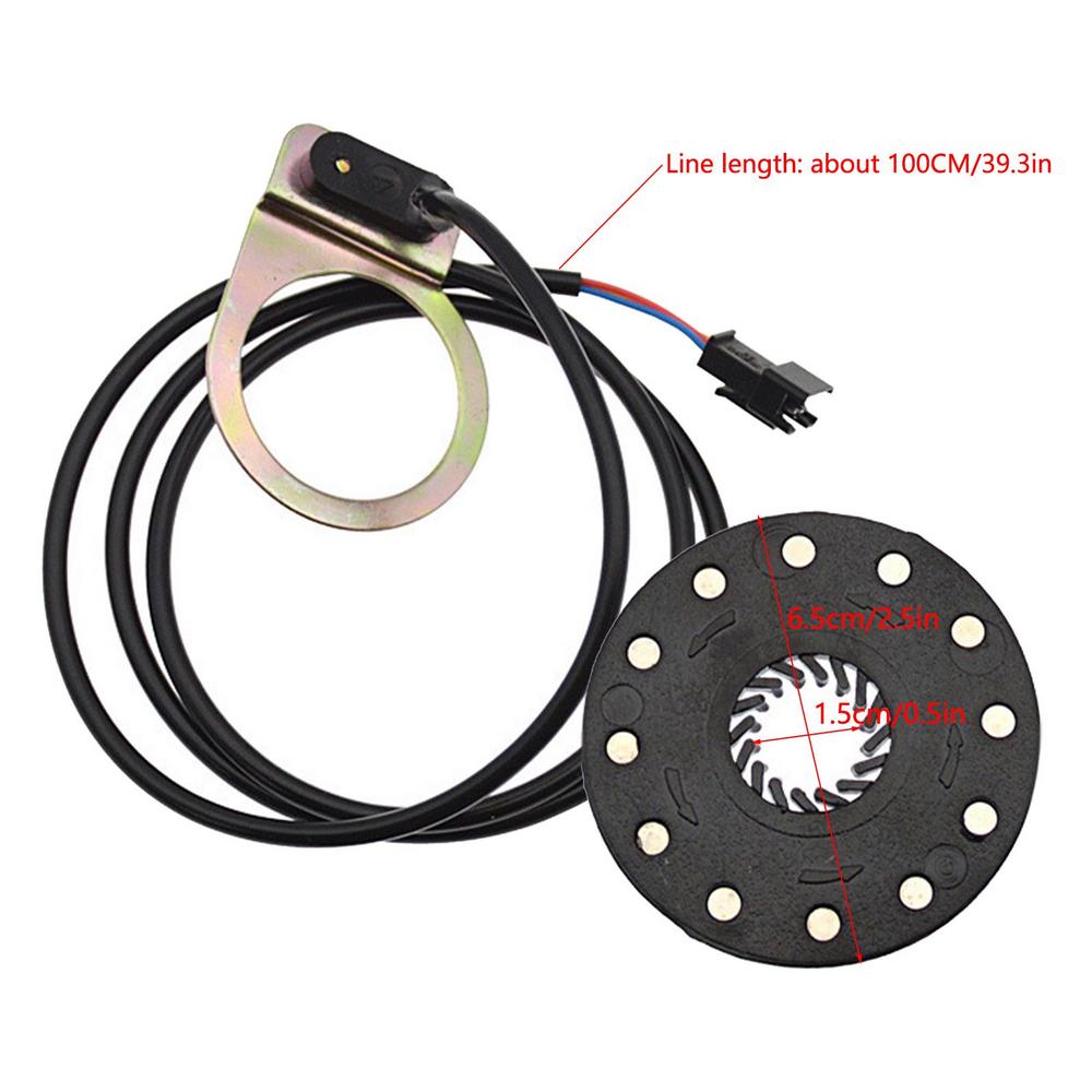 Electric Bicycle Pedal PAS System Assistant Sensor 5/8/12 Magnets Speed Sensor SM-3A Plug Electric Bikes Replacement Parts