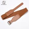 Four Seasons Available New Women'S Decorative Elastic Wide Belt Women'S Elastic Wide Simple Women'S Square Needle Buckle Belt
